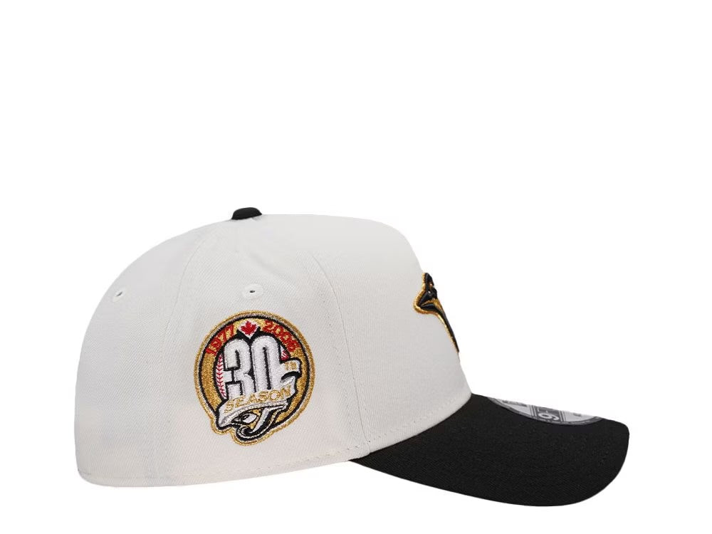 New Era Toronto Blue Jays 30th Anniversary Chrome Black Two Tone Edition 9Forty A Frame
Snapback Gorra