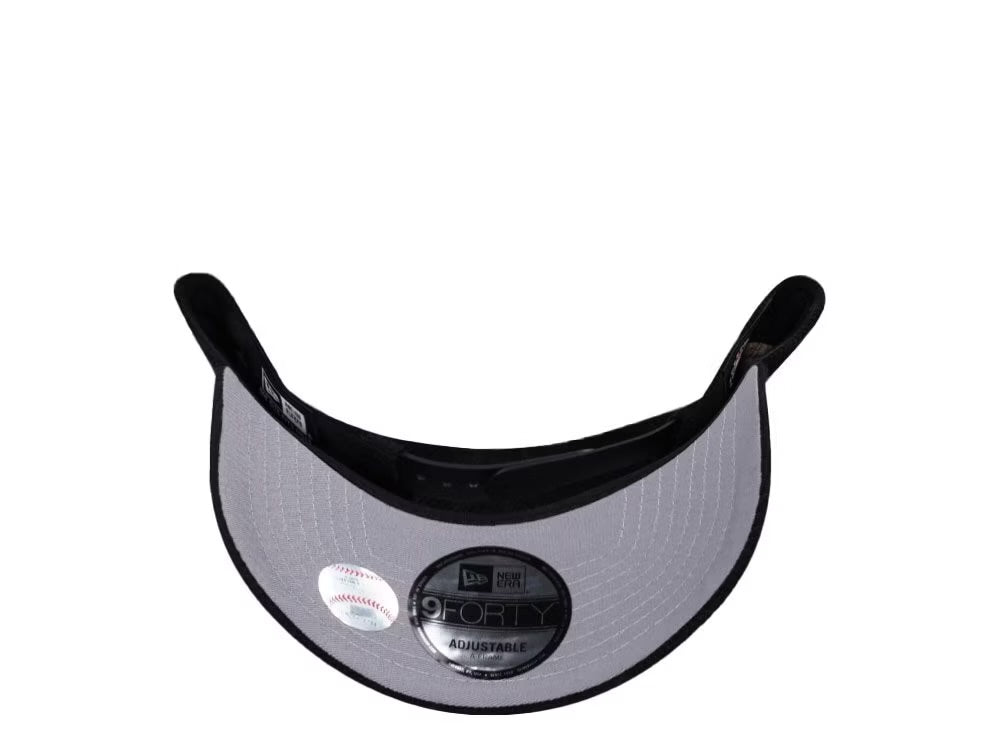 New Era Anaheim Angels 20th Anniversary Black Corduroy Edition 9Forty A Frame Snapback Gorra