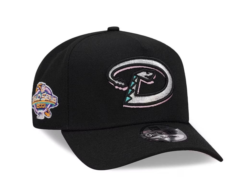 New Era Arizona Diamondbacks World Series 2001
Black Pink A Frame 9 Forty Snapback Gorra