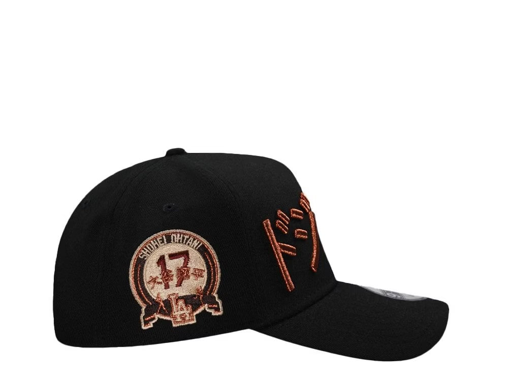 New Era Los Angeles Dodgers Ohtani Black Copper Prime Edition 9Forty A Frame Snapback Gorra