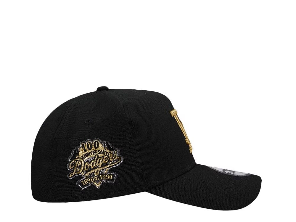 New Era Los Angeles Dodgers 100 Anniversary
Black Gold 9Forty A Frame Snapback Gorra