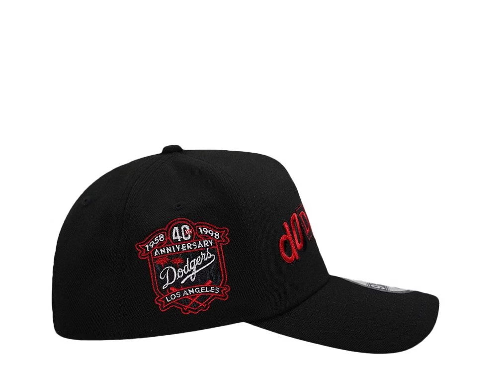 New Era Los Angeles Dodgers 40th Anniversary Black and Red Script Edition 9Forty A Frame
Snapback Gorra