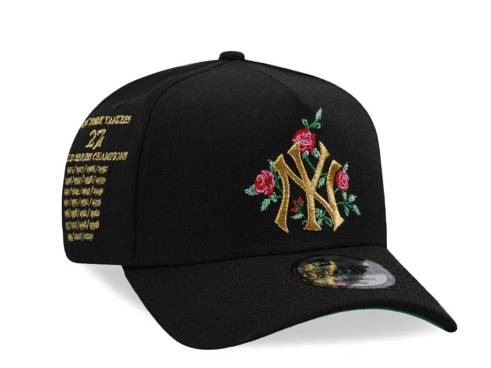 New Era New York Yankees 27x World Series Champions 9Forty A Frame Snapback Gorra