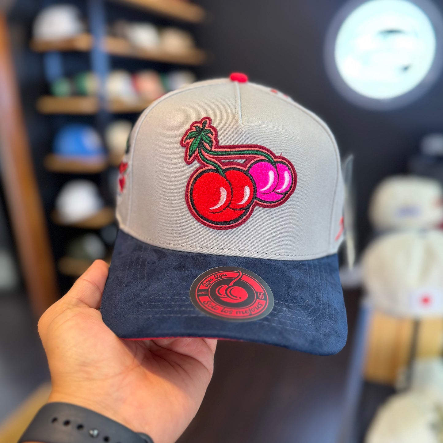 CHERRY GRAY JC HATS