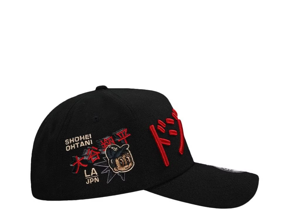 New Era Los Angeles Dodgers Ohtani Black Red Edition 9Forty A Frame Snapback Gorra