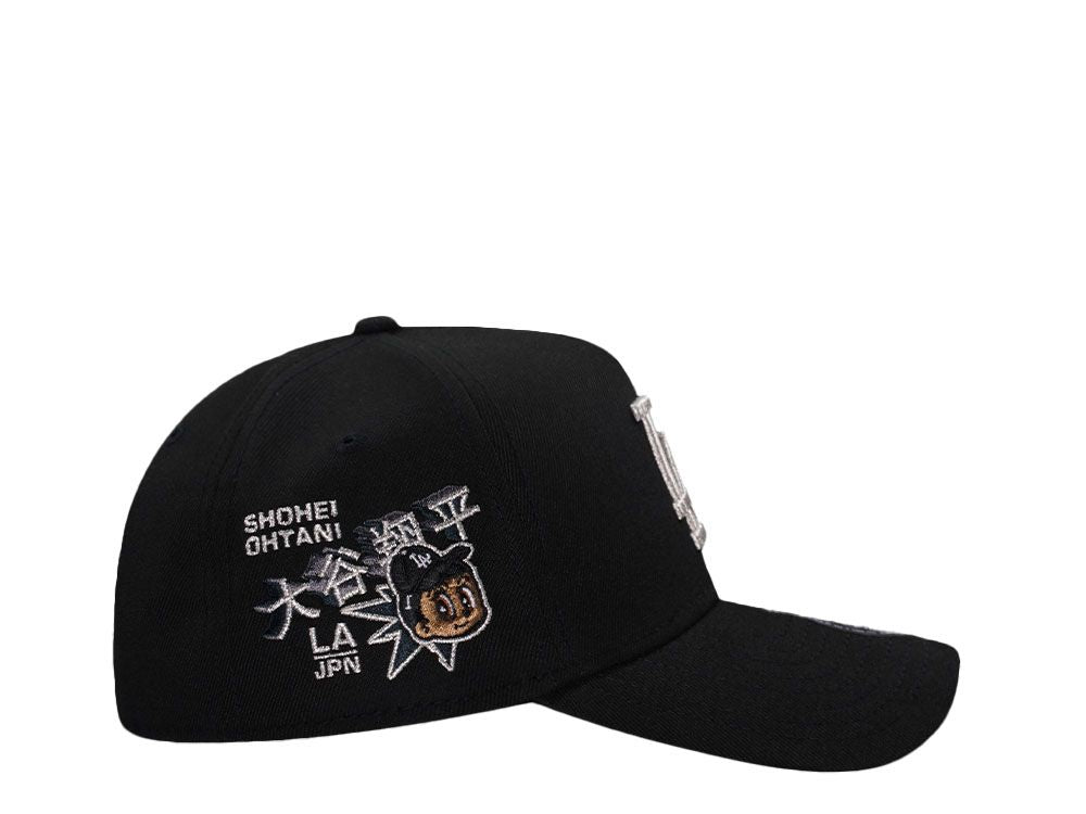 New Era Los Angeles Dodgers Ohtani Black Silver Edition 9Forty A Frame Snapback Gorra