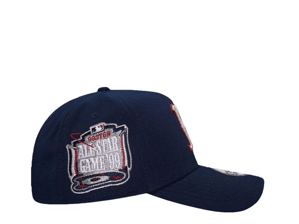 New Era Boston Red Sox All Star Game 1999 Navy Metallic Edition 9Forty A Frame Snapback Gorra