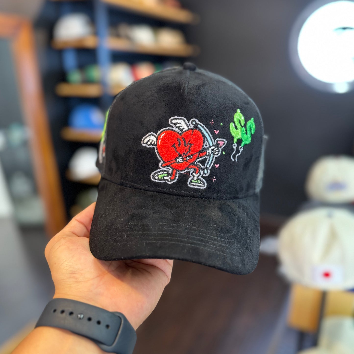 MONEY LOVE BLACK JC HATS