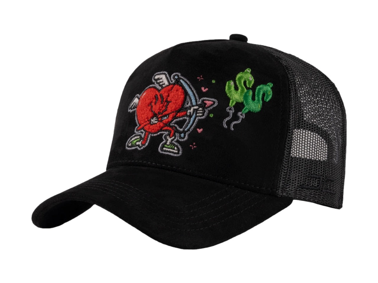 MONEY LOVE BLACK JC HATS