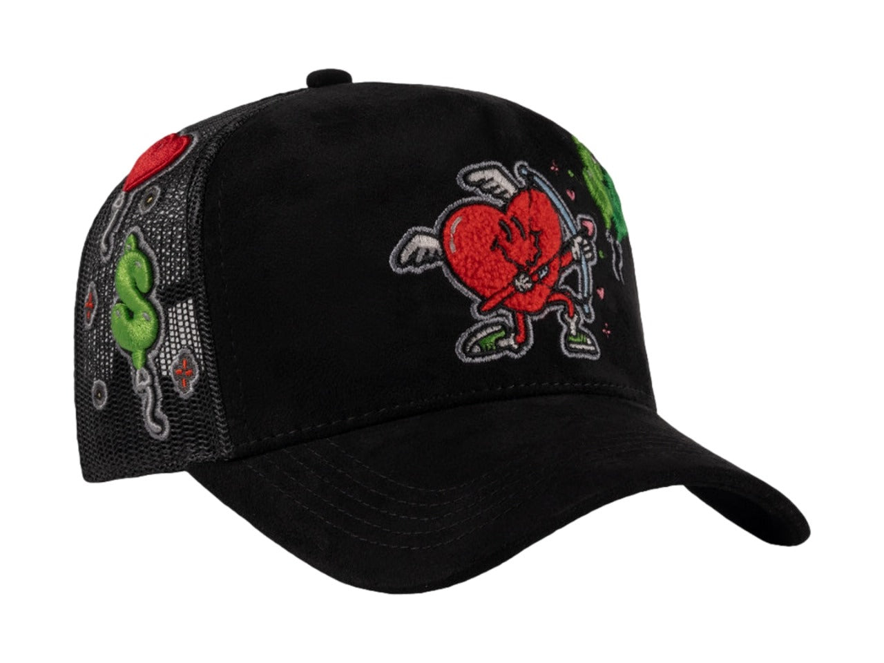 MONEY LOVE BLACK JC HATS