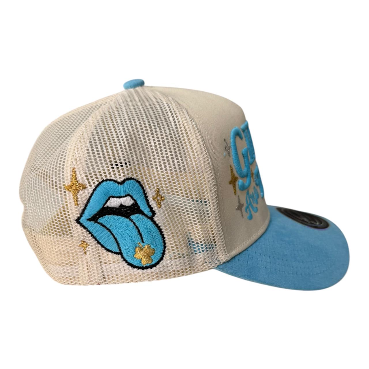 GIRLS ARE DRUGS - BEIGE/AZUL