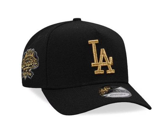 New Era Los Angeles Dodgers 100 Anniversary
Black Gold 9Forty A Frame Snapback Gorra
