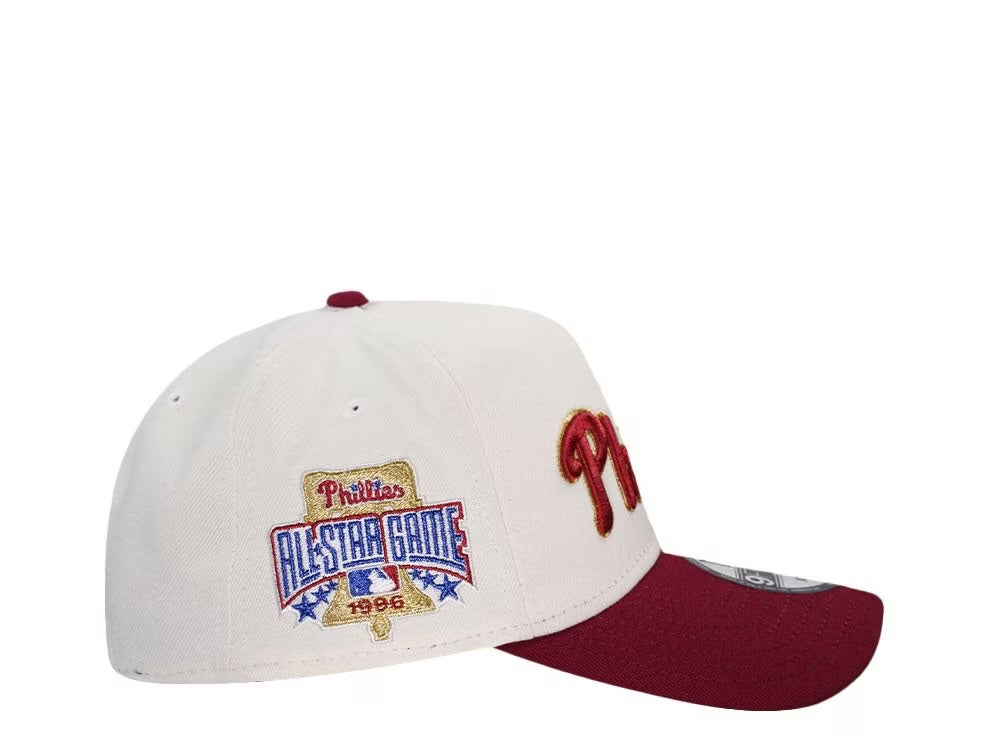 New Era Philadelphia Phillies All Star Game 1996
Chrome Gold Two Tone Edition A Frame Snapback
Gorra