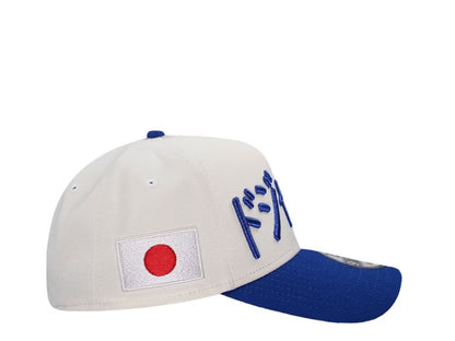 New Era Los Angeles Dodgers Kanji Chrome Two
Tone Edition A Frame Snapback Gorra