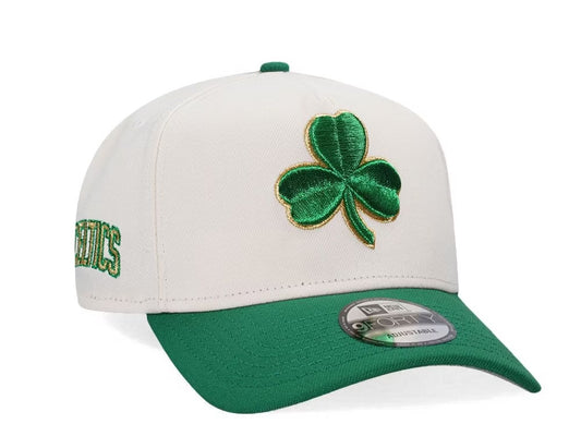 NEW ERA BOSTON CELTICS
CHROME GOLD TWO TONE EDITION 9FORTY A FRAME
SNAPBACK GORRA